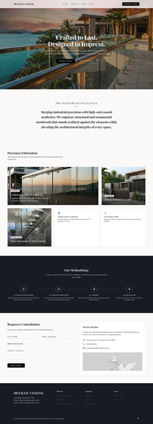 Web Design by Amer Flihan (RBD) for Powder Kote Whitsundays | Design: #37452548