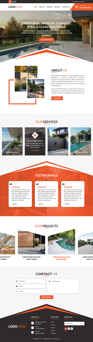 Web Design by Dreams Designs for Powder Kote Whitsundays | Design: #37444705