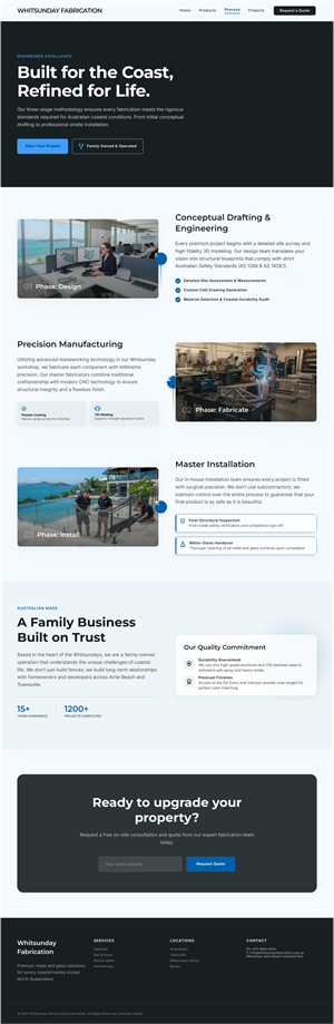 Web Design by cistrate for Powder Kote Whitsundays | Design: #37453437