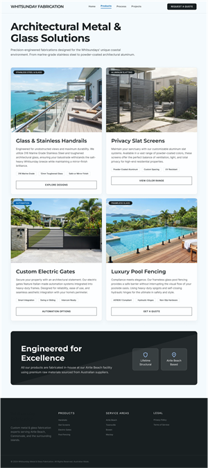 Web Design by cistrate for Powder Kote Whitsundays | Design: #37453438