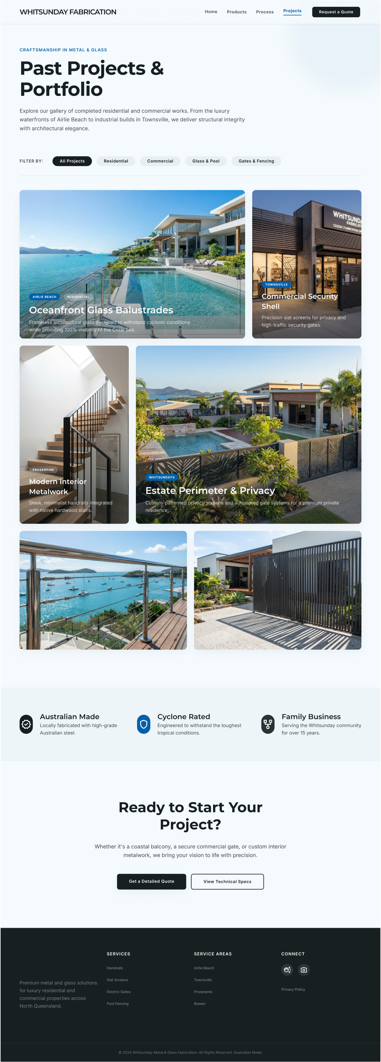Web Design by cistrate for Powder Kote Whitsundays | Design #37453439