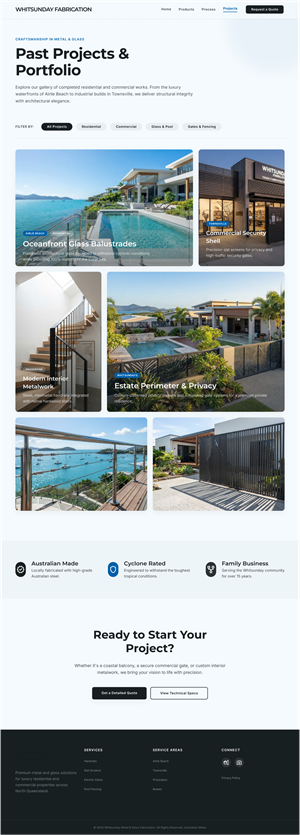 Web Design by cistrate for Powder Kote Whitsundays | Design: #37453439