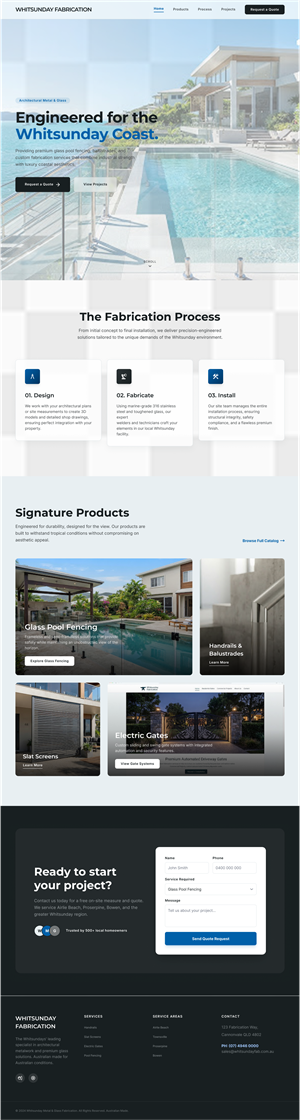 Web Design by cistrate for Powder Kote Whitsundays | Design: #37453440
