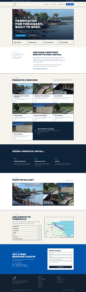 Web Design by AriefK for Powder Kote Whitsundays | Design: #37475204