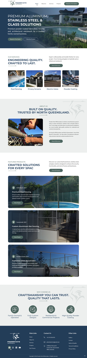 Web Design by pb for Powder Kote Whitsundays | Design: #37451822