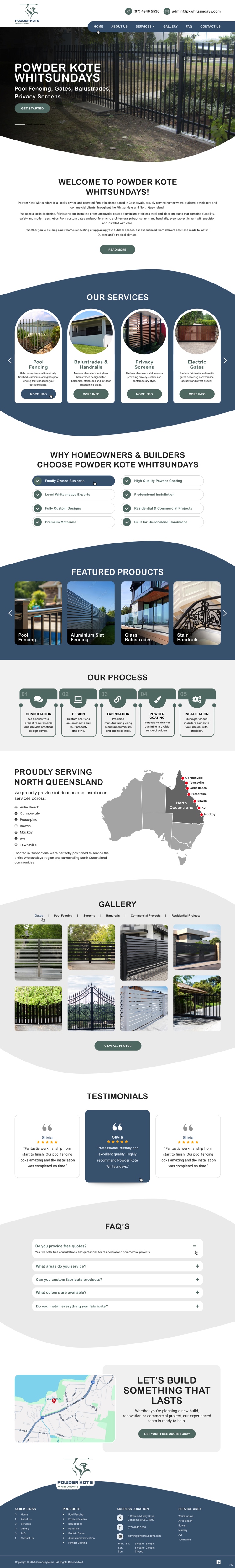 Web Design by pb for Powder Kote Whitsundays | Design #37455787