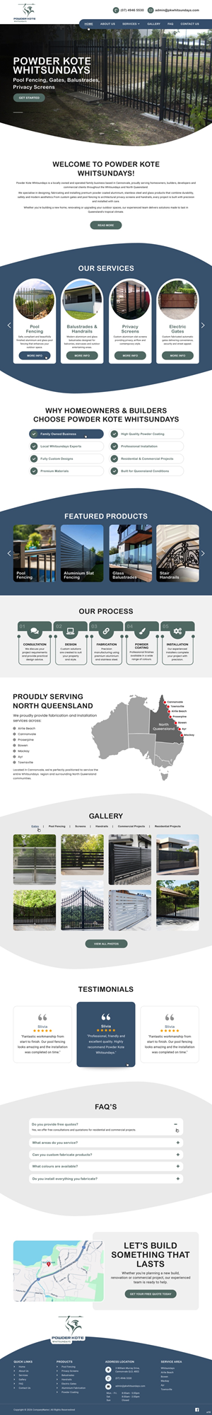 Web Design by pb for Powder Kote Whitsundays | Design: #37455787