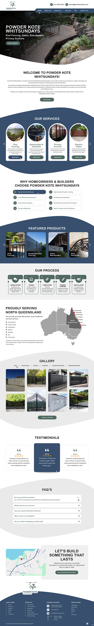 Web Design by pb for Powder Kote Whitsundays | Design: #37484810