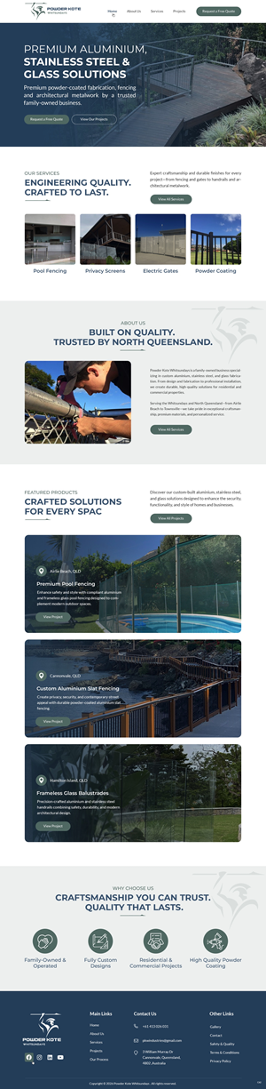 Web Design by pb for Powder Kote Whitsundays | Design: #37484820