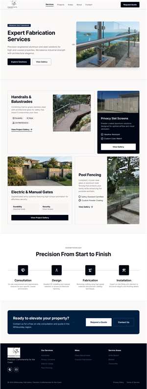 Web Design by CreativeDK for Powder Kote Whitsundays | Design: #37471302