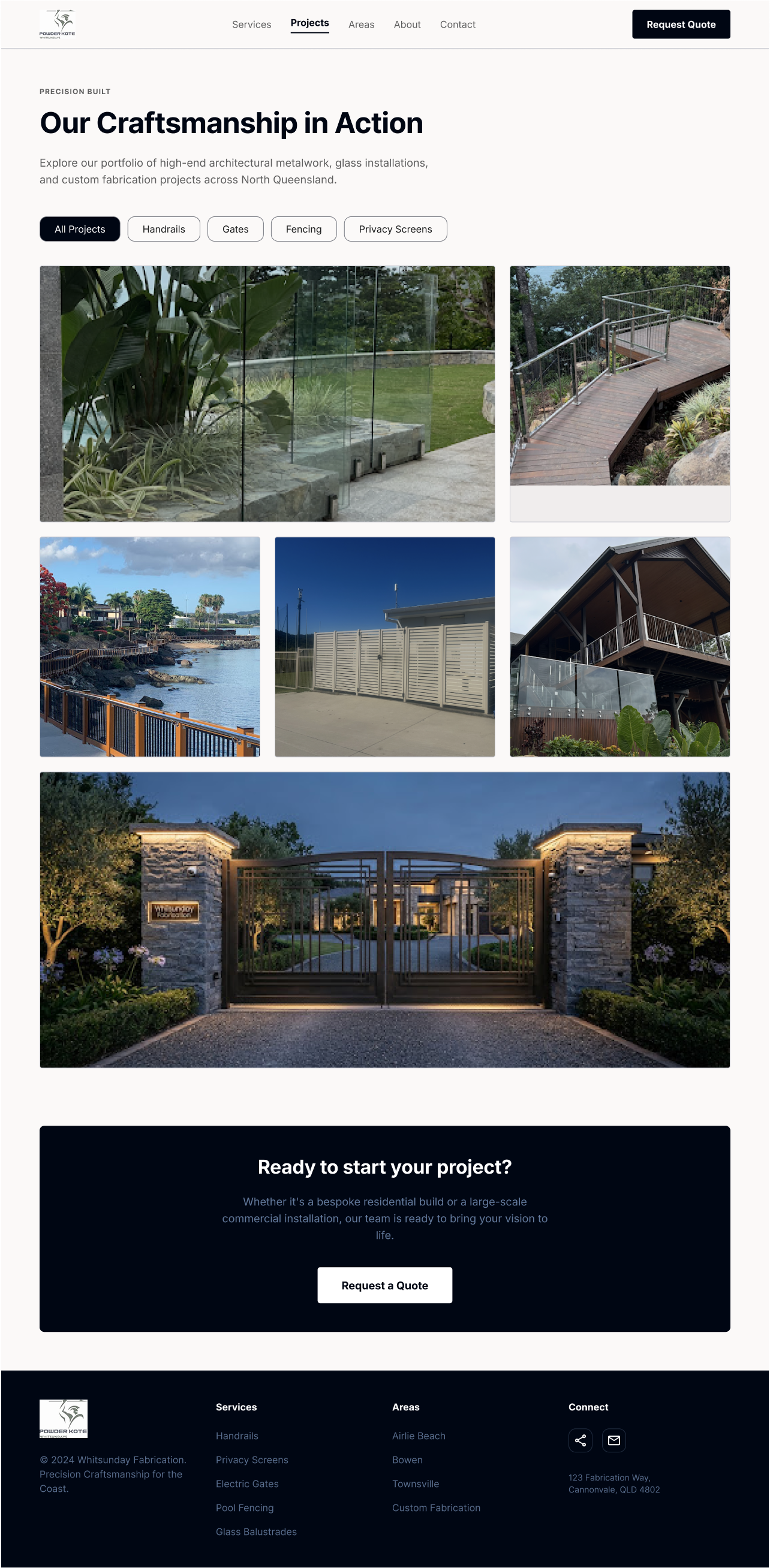 Web Design by CreativeDK for Powder Kote Whitsundays | Design #37471304