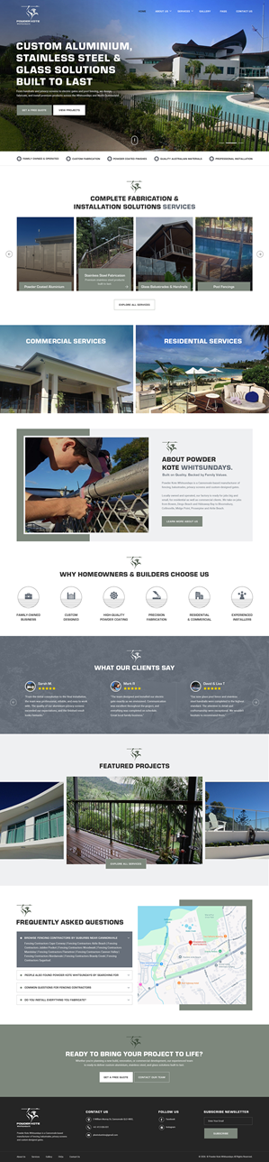 Web Design by creative.bugs for Powder Kote Whitsundays | Design: #37467202