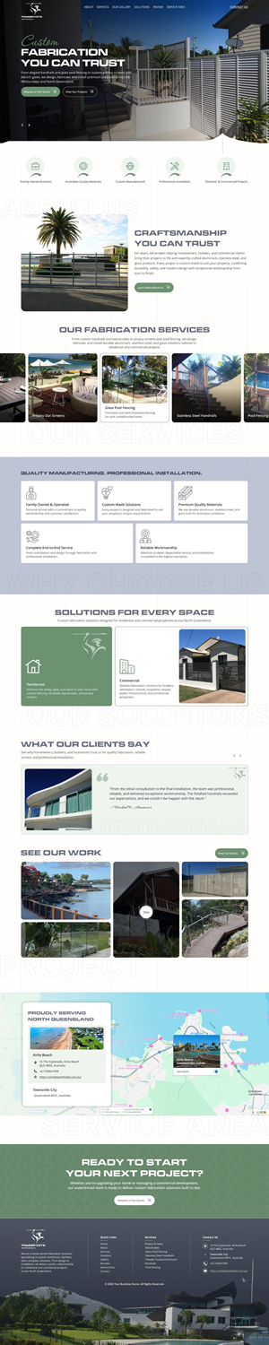Web Design by creative.bugs for Powder Kote Whitsundays | Design: #37471096
