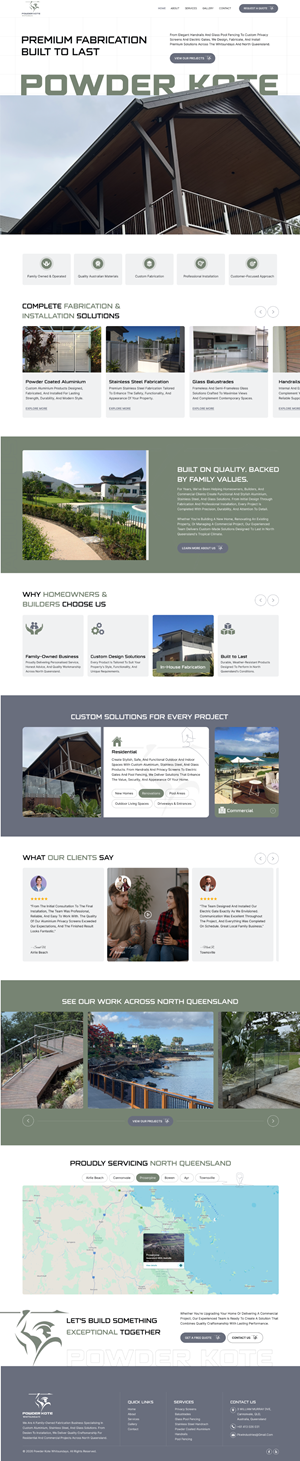 Web Design by creative.bugs for Powder Kote Whitsundays | Design: #37478101