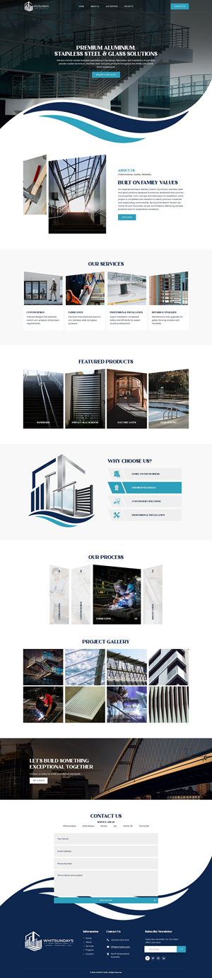 Web Design by NZ Creatives for Powder Kote Whitsundays | Design: #37443840