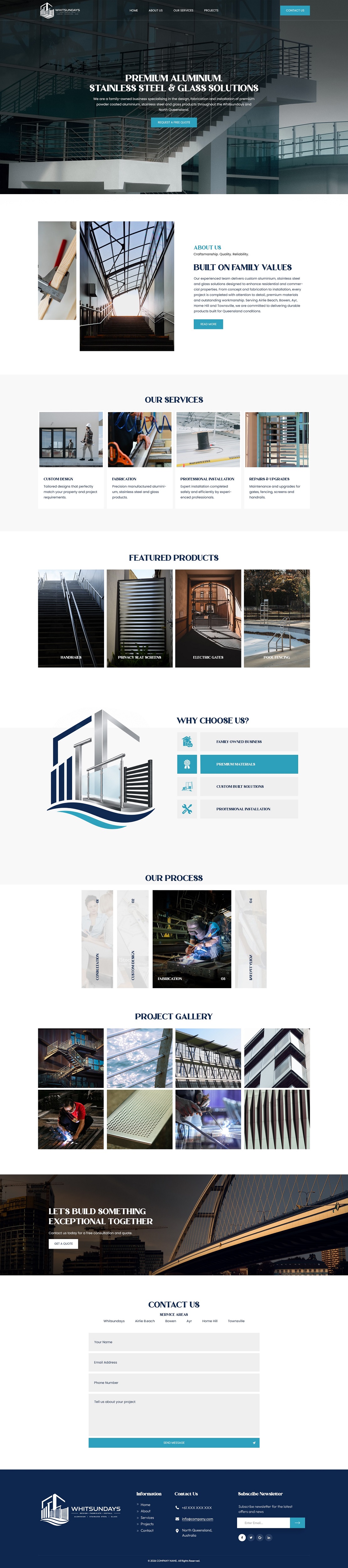 Web Design by NZ Creatives for Powder Kote Whitsundays | Design #37443841