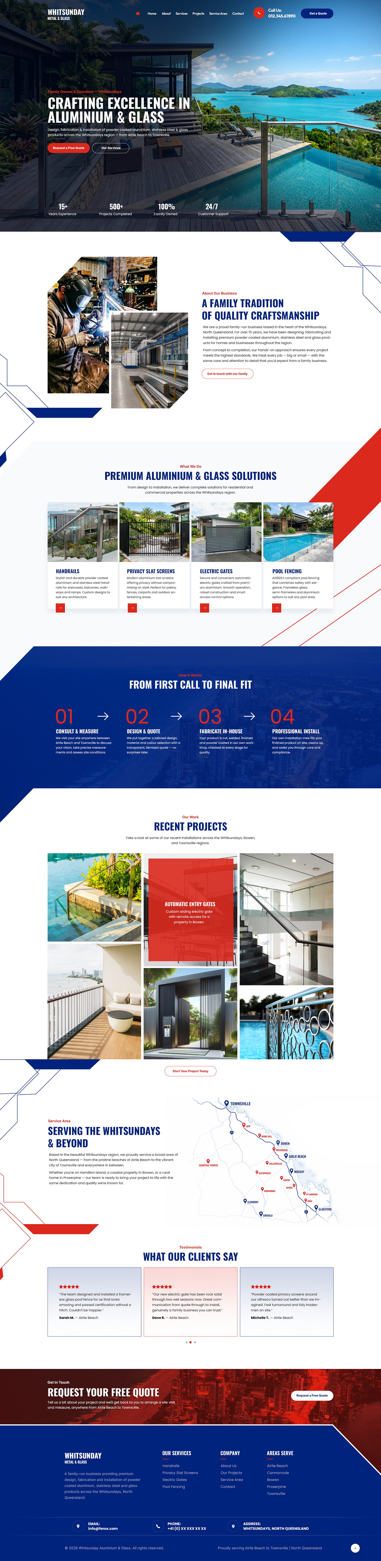 Web Design by NZ Creatives for Powder Kote Whitsundays | Design #37443842