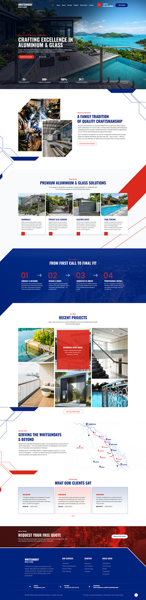 Web Design by NZ Creatives for Powder Kote Whitsundays | Design #37443842