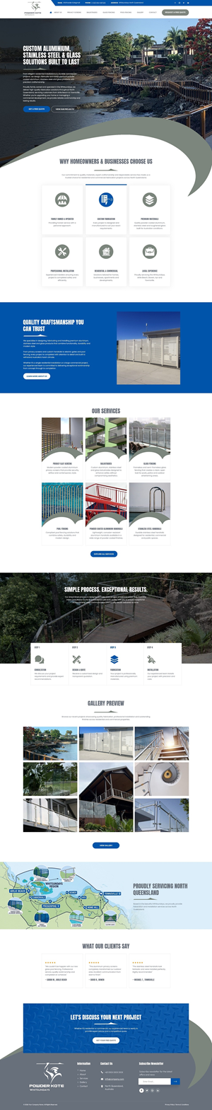 Web Design by NZ Creatives for Powder Kote Whitsundays | Design: #37471823