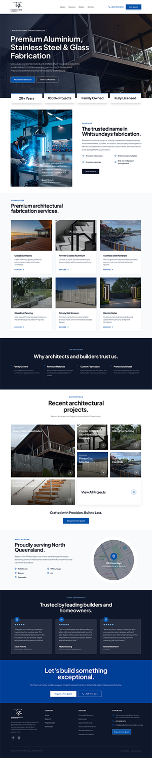 Web Design by Design Reflector for Powder Kote Whitsundays | Design: #37471080