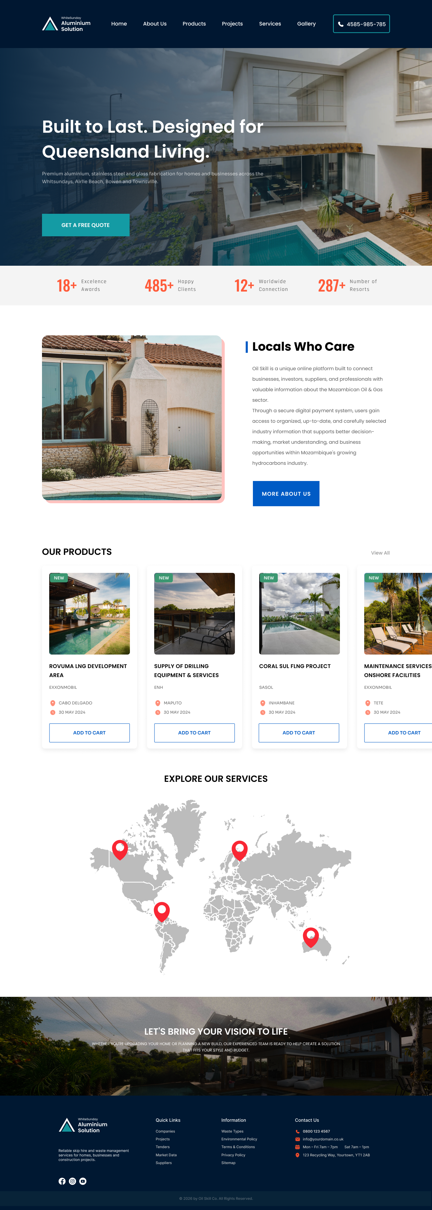 Web Design by OGMA CONCEPTIONS for Powder Kote Whitsundays | Design #37443415