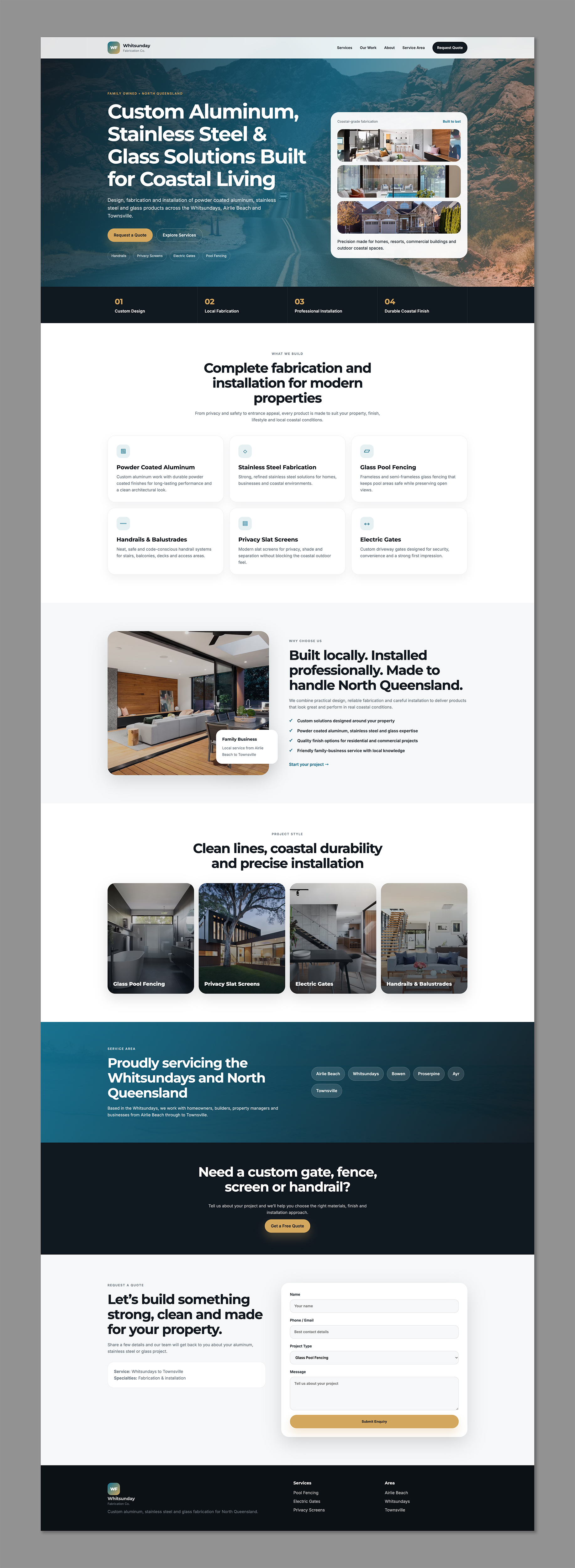 Web Design by Titan Solbiz for Powder Kote Whitsundays | Design #37461249