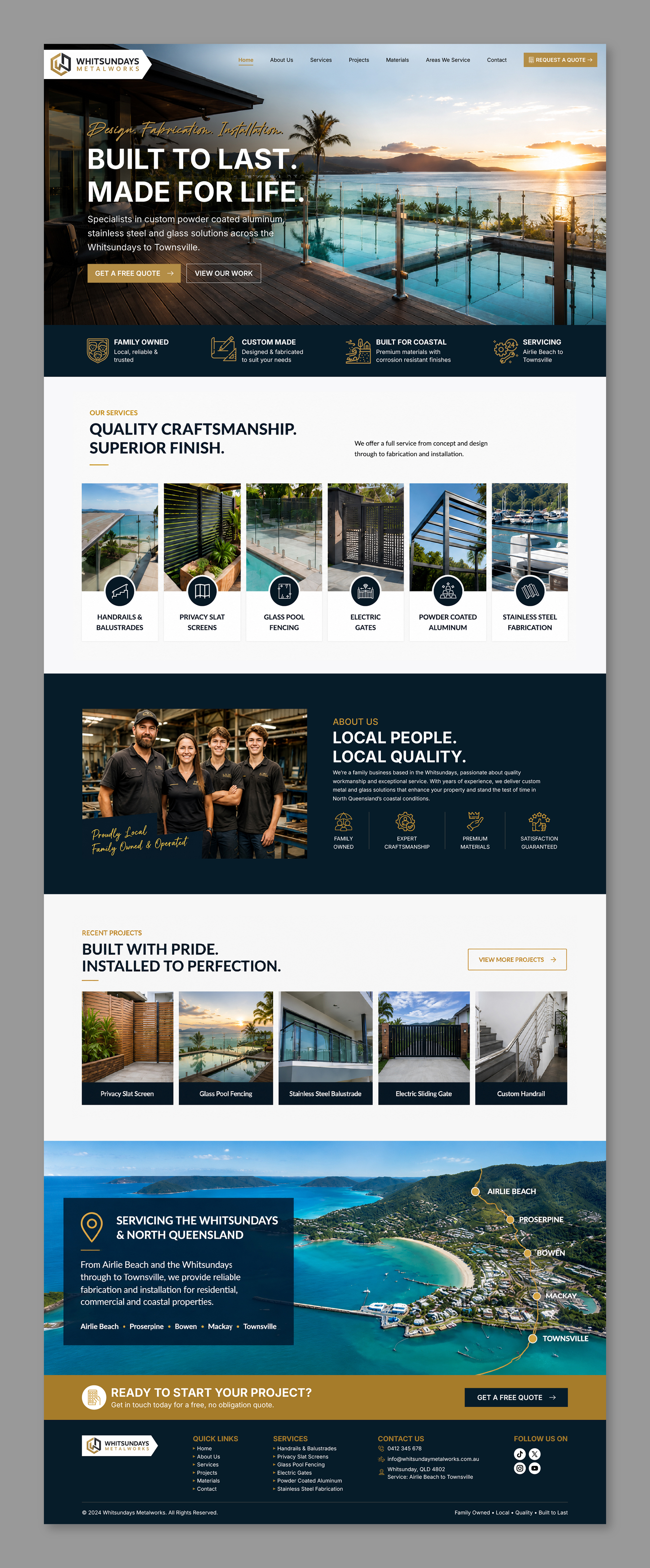 Web Design by Titan Solbiz for Powder Kote Whitsundays | Design #37464179