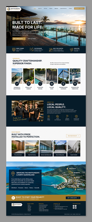 Web Design by Titan Solbiz for Powder Kote Whitsundays | Design: #37464179