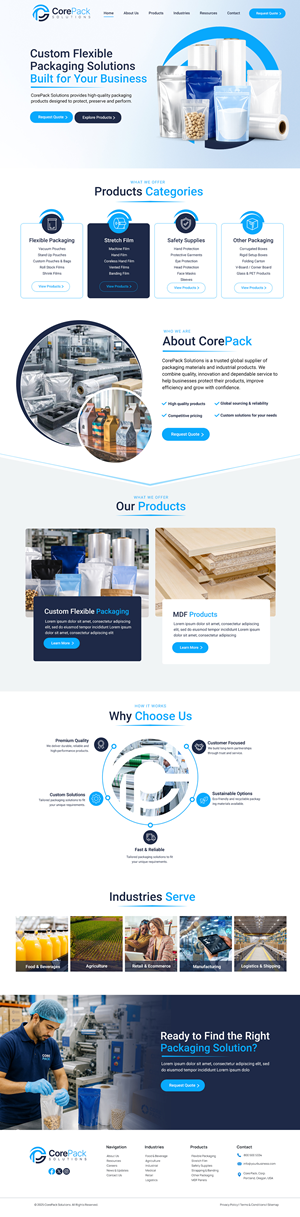 Web Design by Blue Sparrow for this project | Design: #37447152