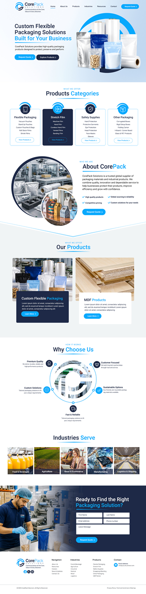 Web Design by Blue Sparrow for this project | Design: #37448126