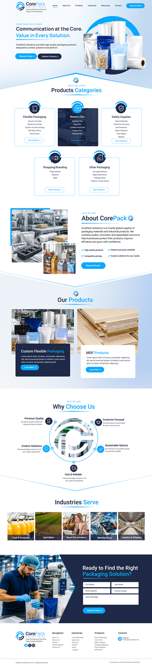 Web Design by Blue Sparrow for this project | Design: #37448127