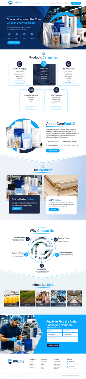 Web Design by Blue Sparrow for this project | Design: #37463924