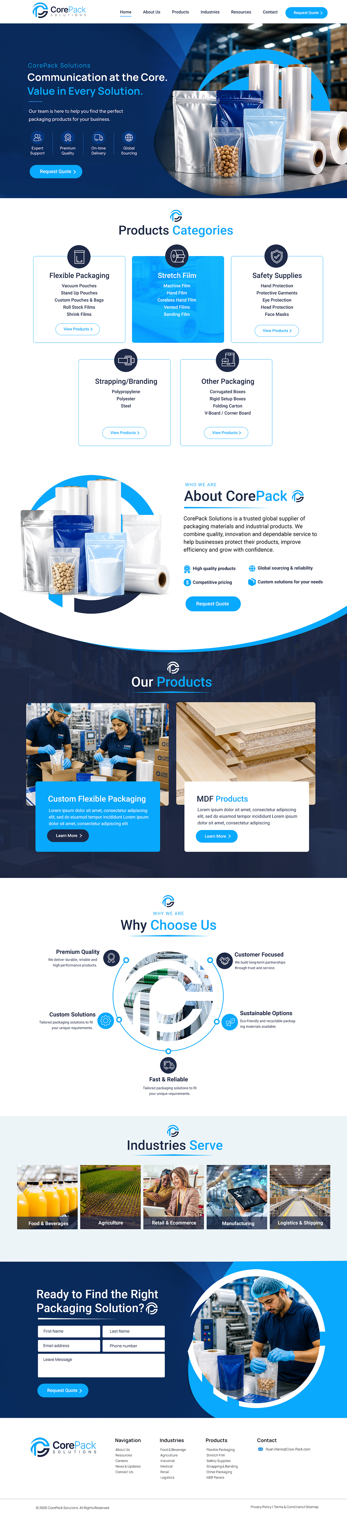 Web Design by Blue Sparrow for this project | Design: #37464047