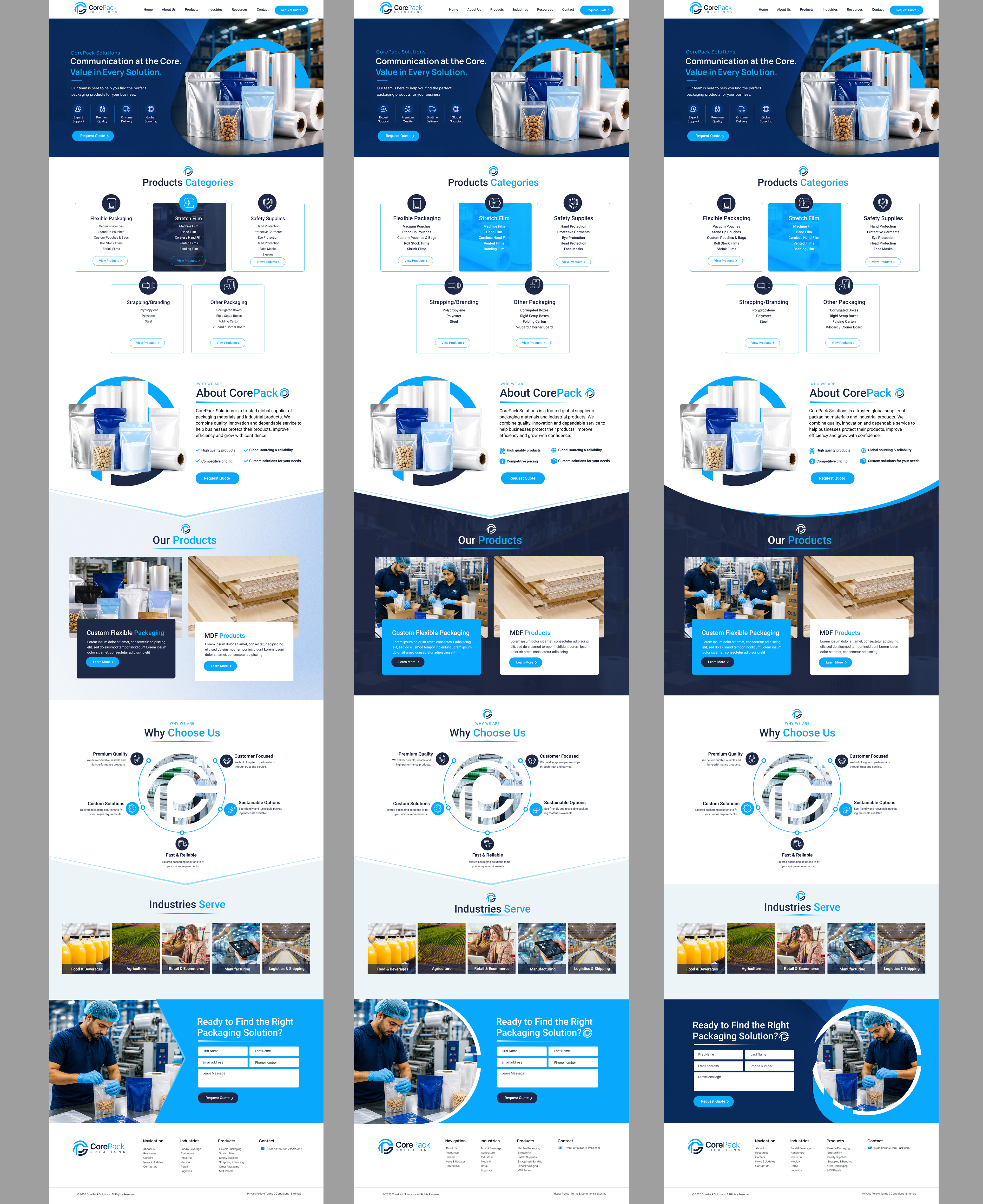 Web Design by Blue Sparrow for this project | Design #37464048