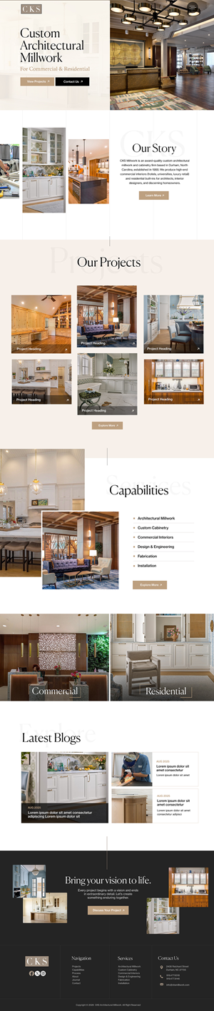 Web Design by Blue Sparrow for this project | Design: #37446757