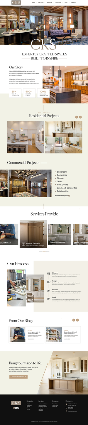 Web Design by Blue Sparrow for this project | Design: #37446758
