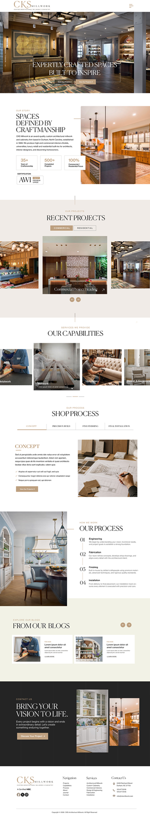 Web Design by Blue Sparrow for this project | Design: #37489603
