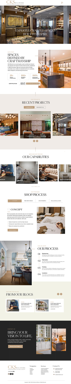 Web Design by Blue Sparrow for this project | Design: #37489604