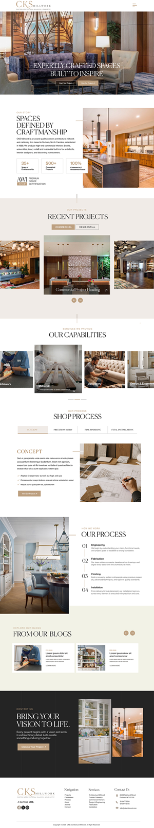 Web Design by Blue Sparrow for this project | Design: #37492865