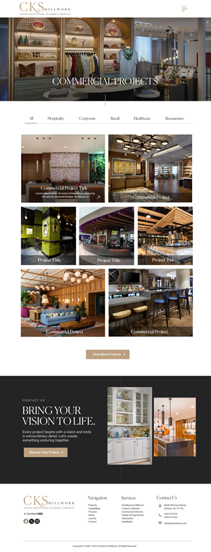 Web Design by Blue Sparrow for this project | Design: #37493081