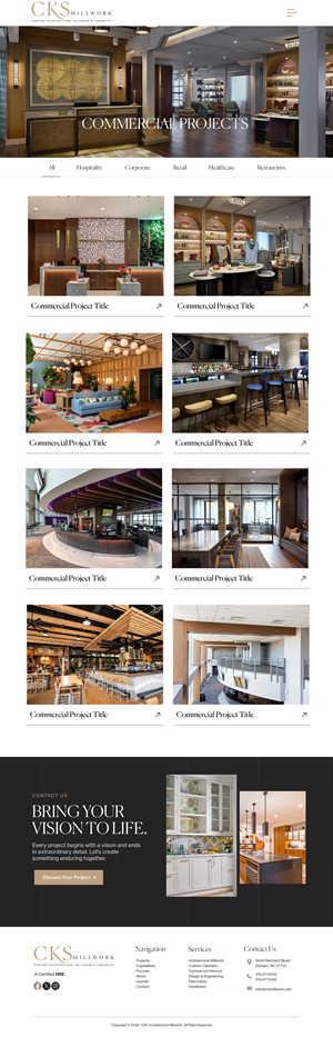 Web Design by Blue Sparrow for this project | Design: #37493085