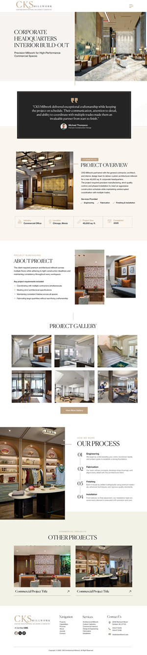 Web Design by Blue Sparrow for this project | Design: #37496526