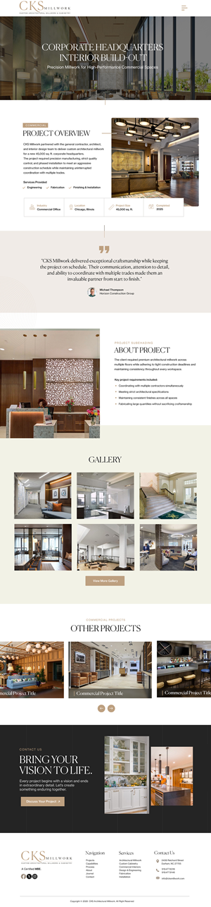 Web Design by Blue Sparrow for this project | Design: #37496527