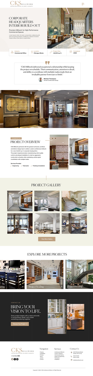 Web Design by Blue Sparrow for this project | Design: #37496528