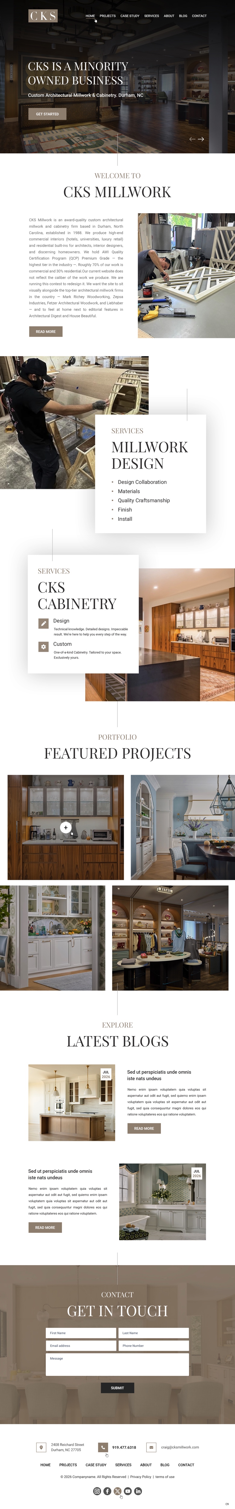 Web Design by pb for this project | Design #37451790