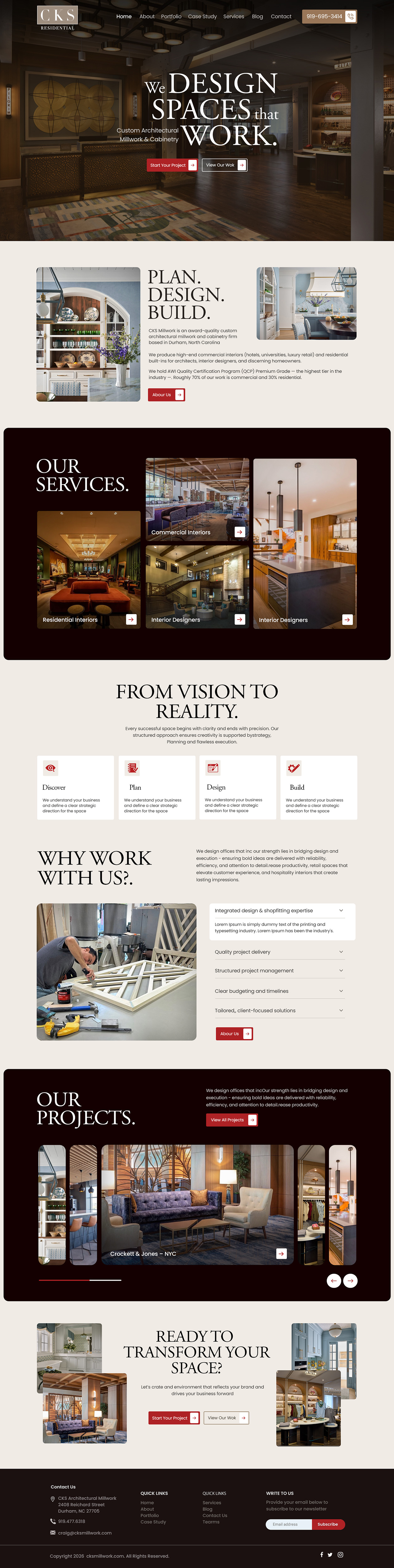 Web Design by Shijo John for this project | Design #37454591