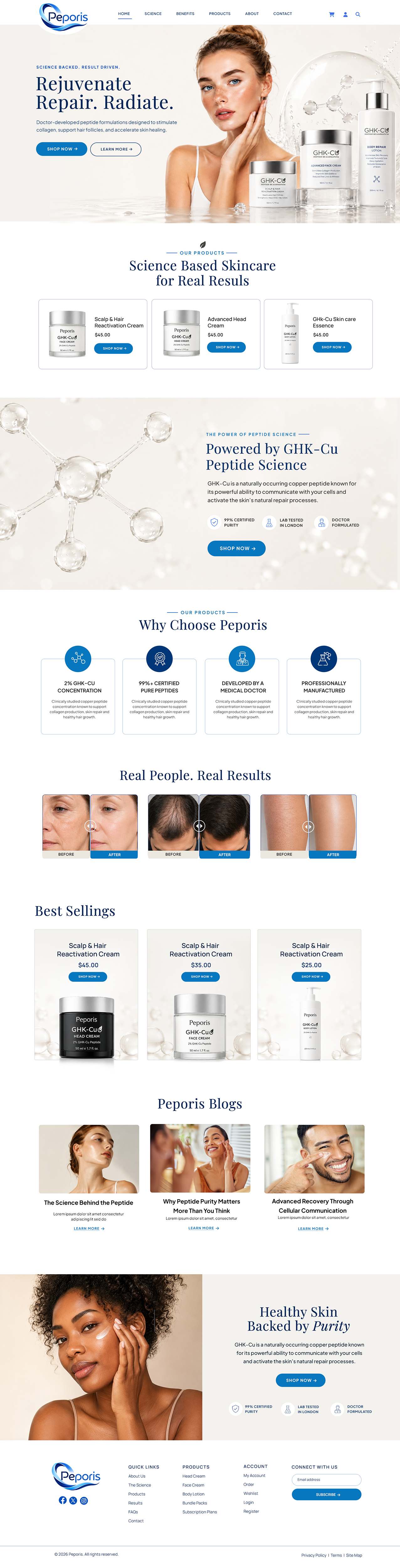 Web Design by Blue Sparrow for this project | Design #37461636