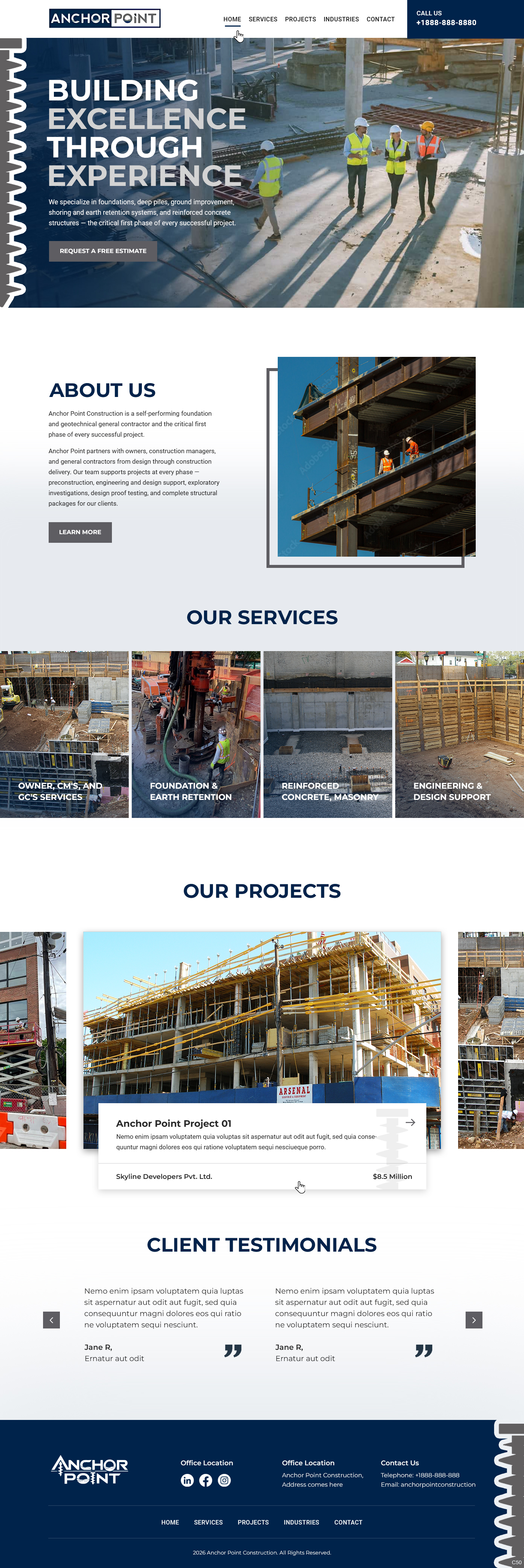 Squarespace Design by pb for this project | Design #37448139