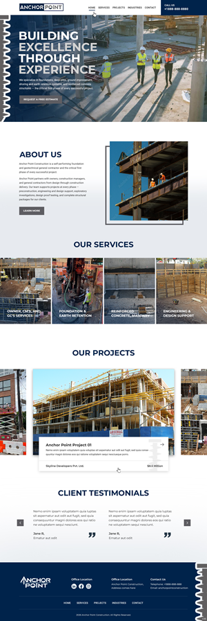 Squarespace Design by pb for this project | Design: #37448139