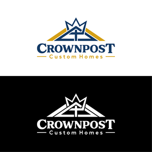 Logo for new custom home builder, Crownpost